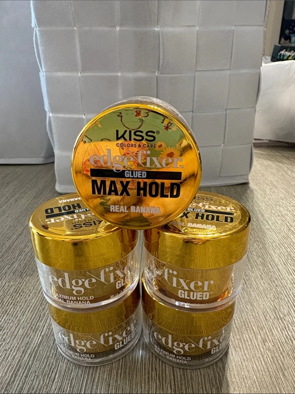 Kiss Edge Fixer Glued Edge Control - Gold